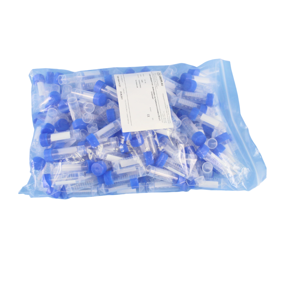 Криопробирка 5мл нестерильная с юбкой, конич.дно, градуировка, окошко для записи 35110050, 200 шт/уп